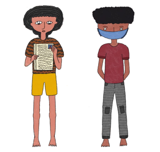 Book with child